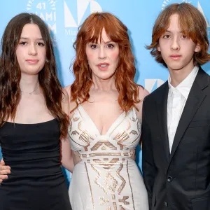 GettyImages-2144647226 Molly Ringwald Shares Rare Throwback Photo of Twins on Their 16th Birthday