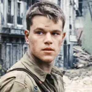 Matt Damon in Saving Private Ryan