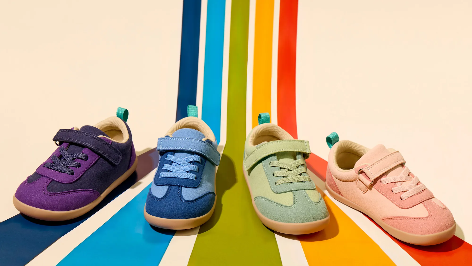 Ten Little Retro Suede Sneakers