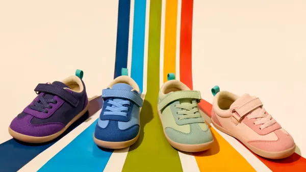 Ten Little Retro Suede Sneakers