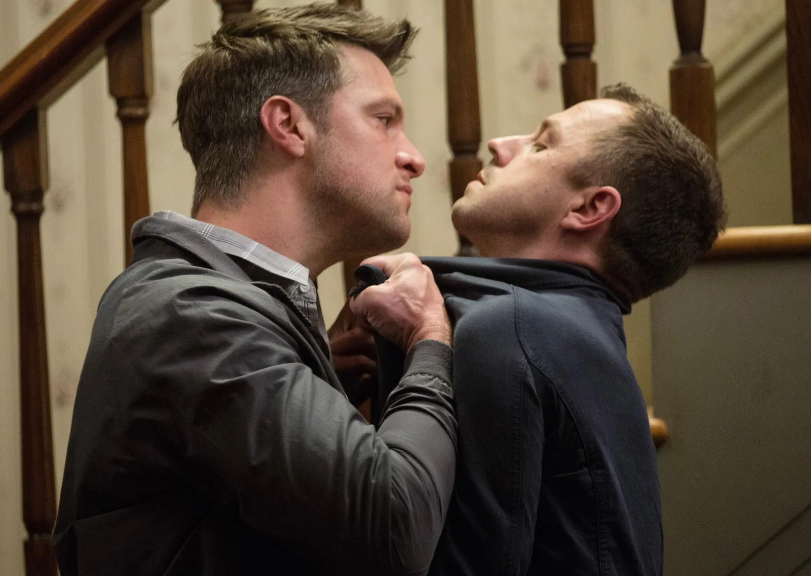 Shane McRae and Giovanni Ribisi in Sneaky Pete