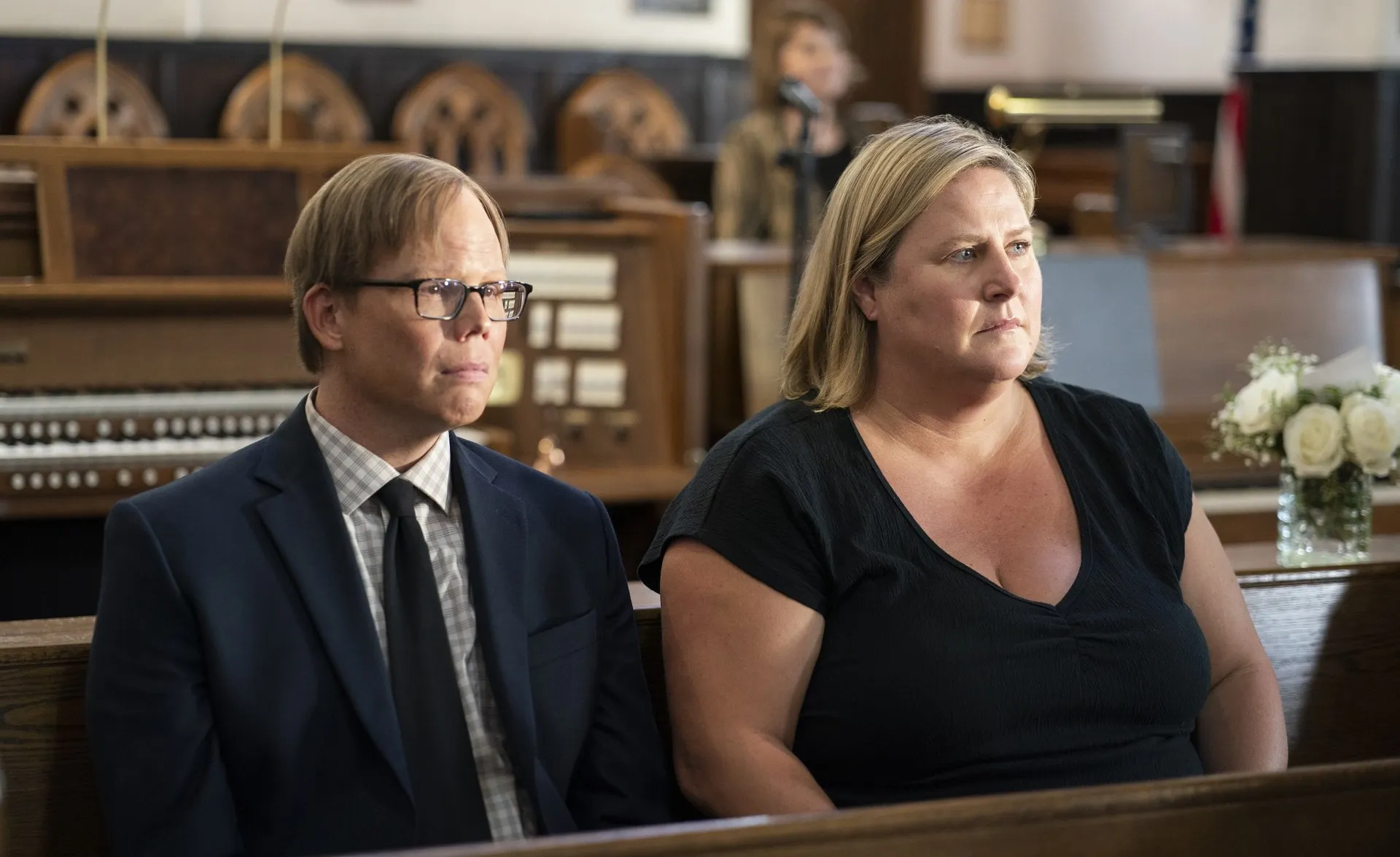 Jeff Hiller, Bridget Everett in Somebody Somewhere