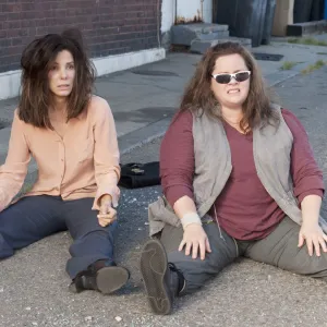 Sandra Bullock, Melissa McCarthy in The Heat
