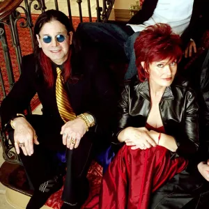From left: Ozzy Osbourne, Robert Marcato, Sharon Osbourne, Kelly Osbourne and Jack Osbourne