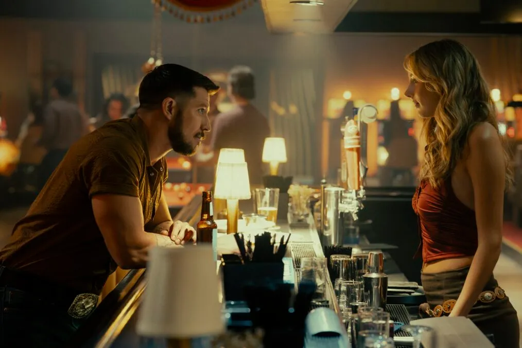 Beau Knapp and Scarlet Stallone in Tulsa King