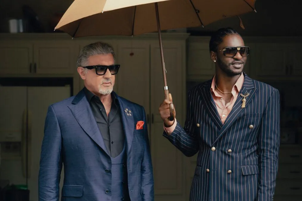Sylvester Stallone and Jay Will in Tulsa King