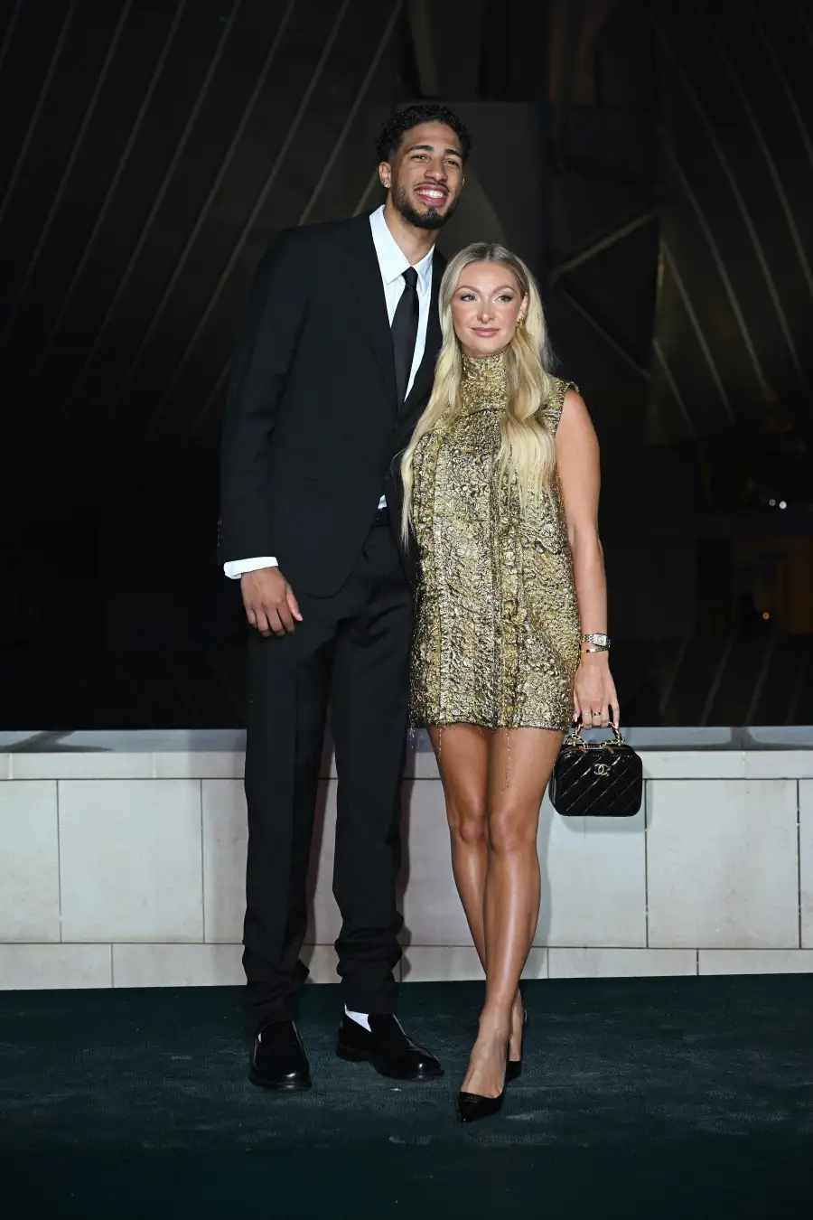 Tyrese Haliburton and Jade Jones