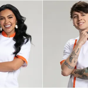 Valeria Cuevas y Christopher Vélez en Top Chef VIP