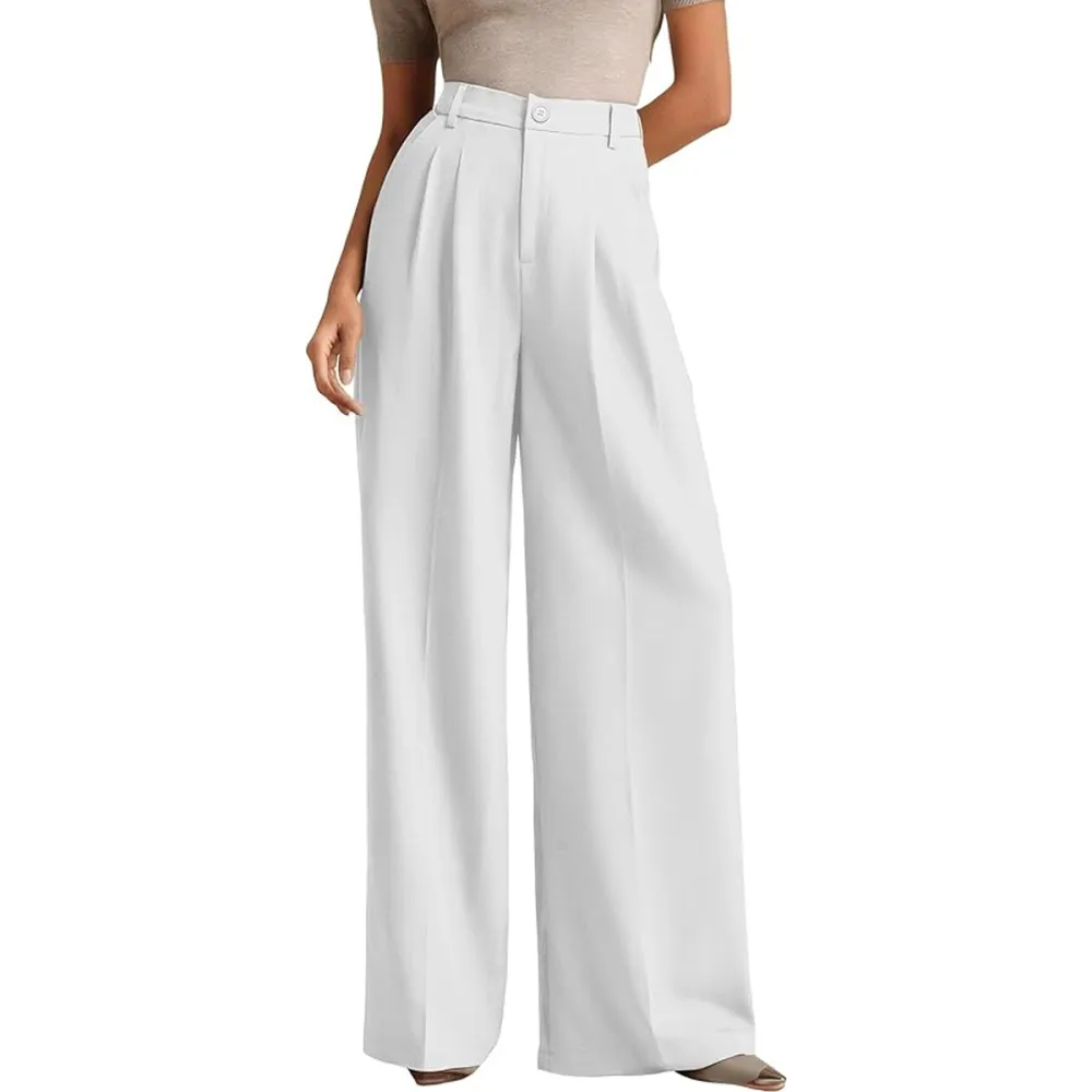 Elleven Wide Leg High Waisted Trousers