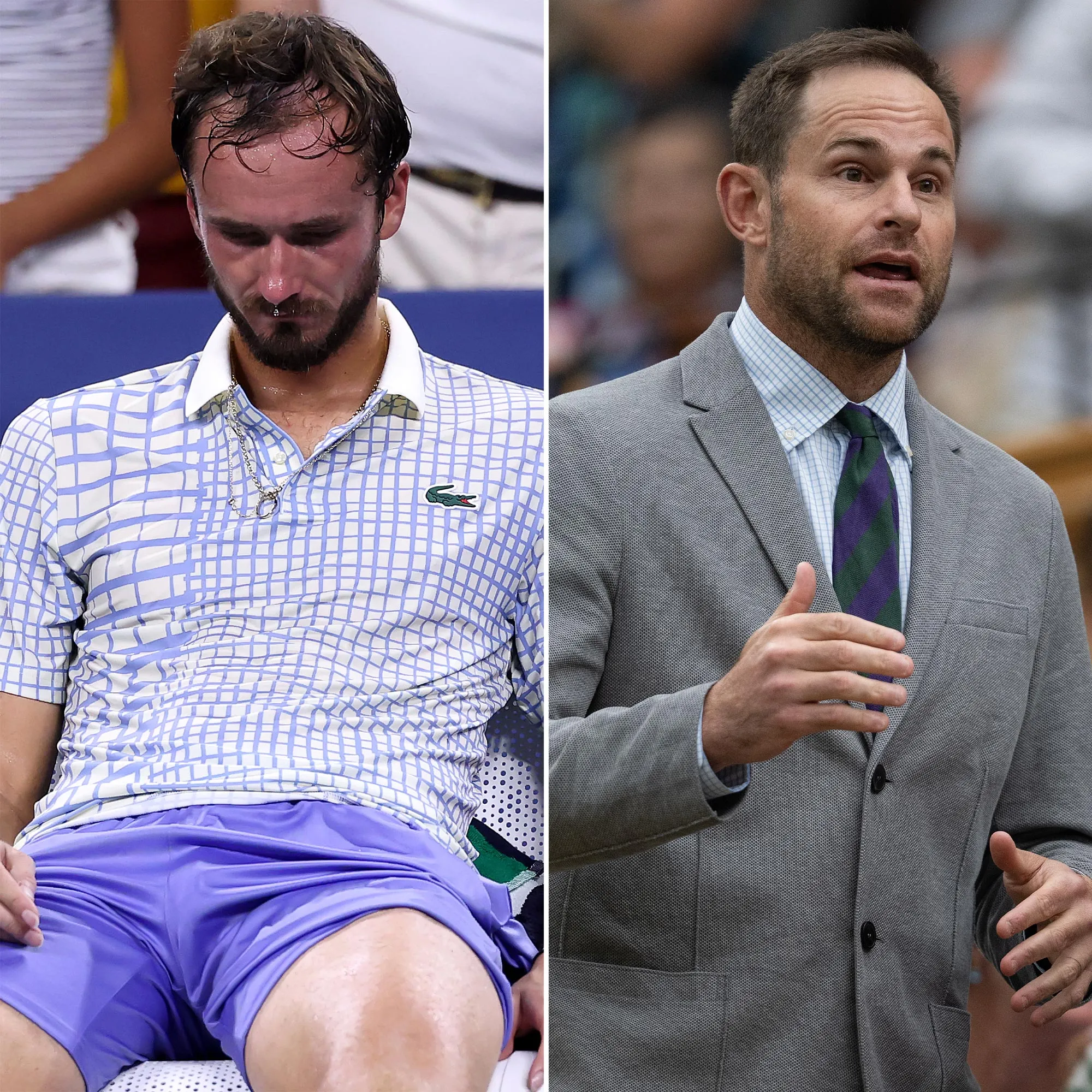 Andy Roddick Reacts to Daniil Medvedevs US Open Meltdown I Like Seeing People Lose It