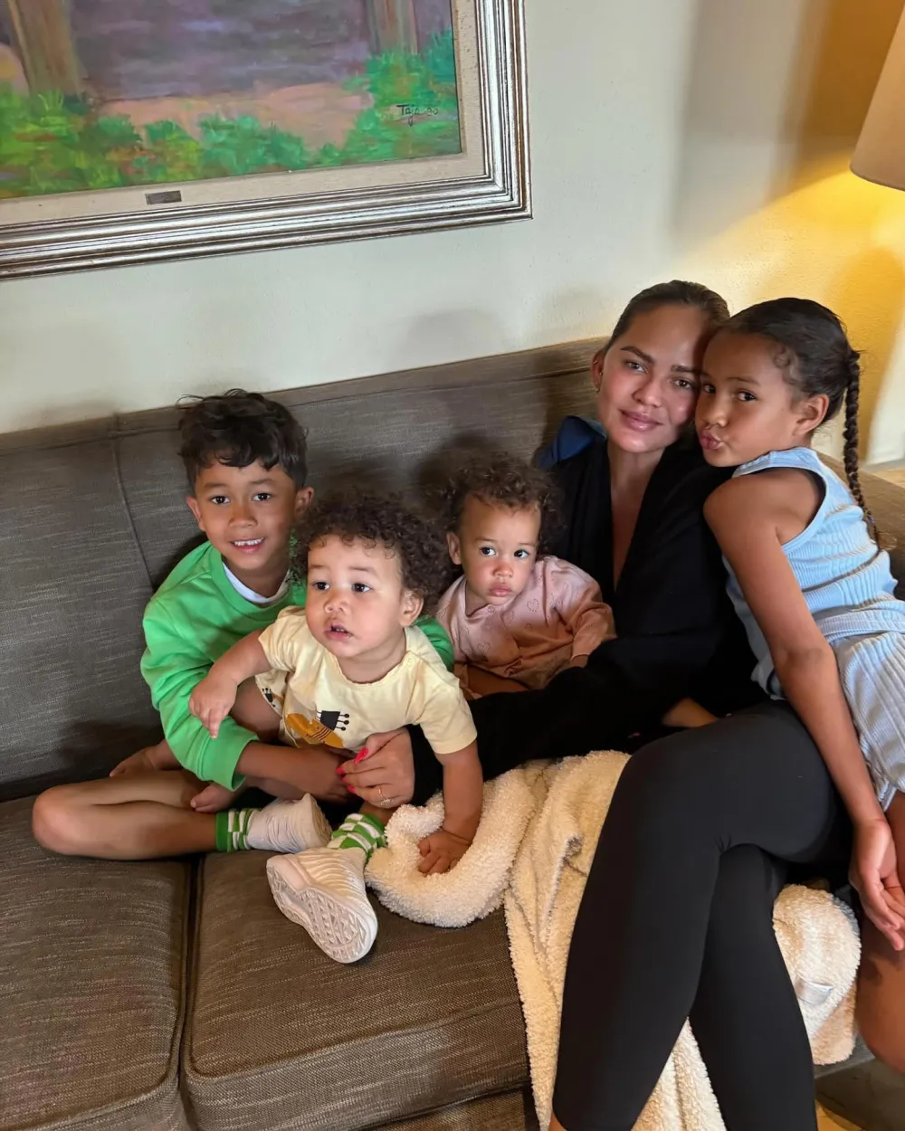 Chrissy Teigen Calls for John Legends Help in Remembering Kids Birthdays on With Love Meghan