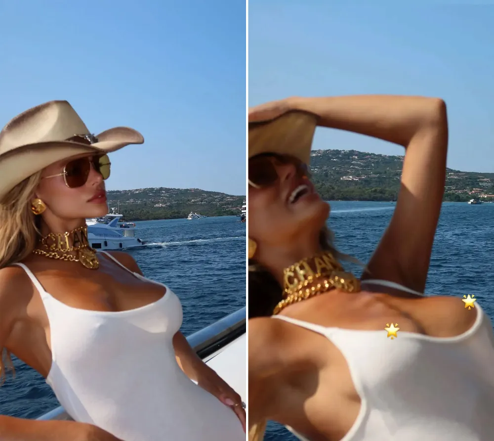 Brooks Nader Jokes That She Made the Best of a Nip Slip