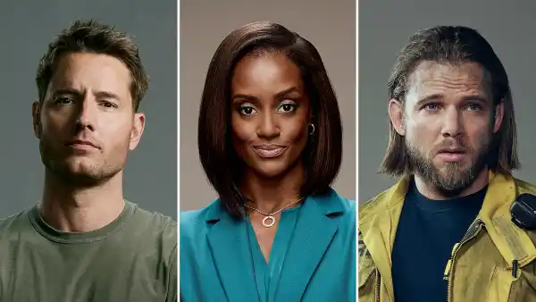 CBS Fall 2025 TV Schedule for New and Returning Shows Justin Hartley from Tracker Skye P Marshall from Matlock and Max Thieriot from Fire Country 009