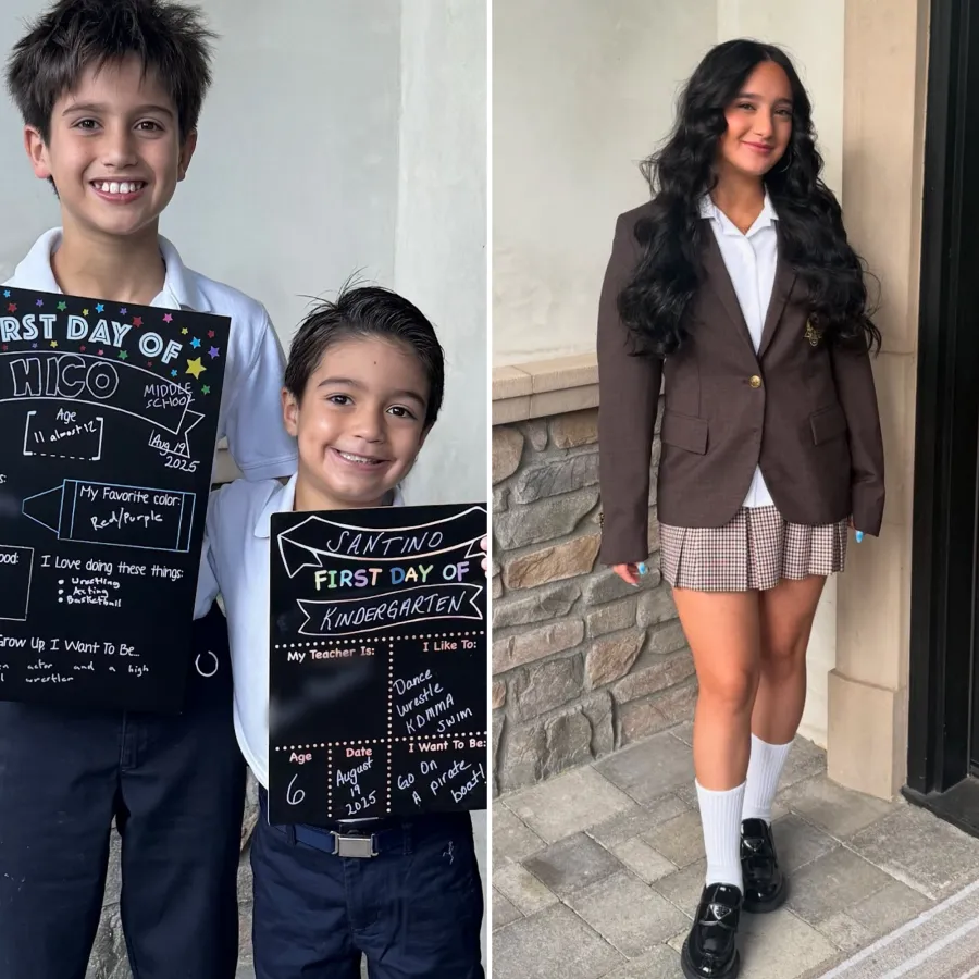 Celebrity Parents back to school photos mario lopez