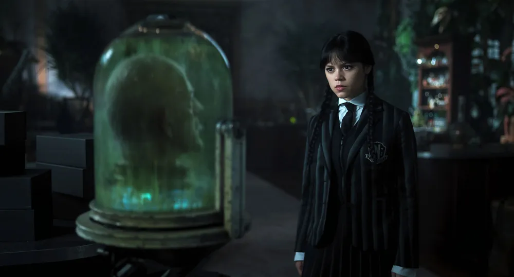 Christopher Lloyd and Jenna Ortega Wednesday Season 2 When Does Wednesday Season 2 Part 2 Come Out