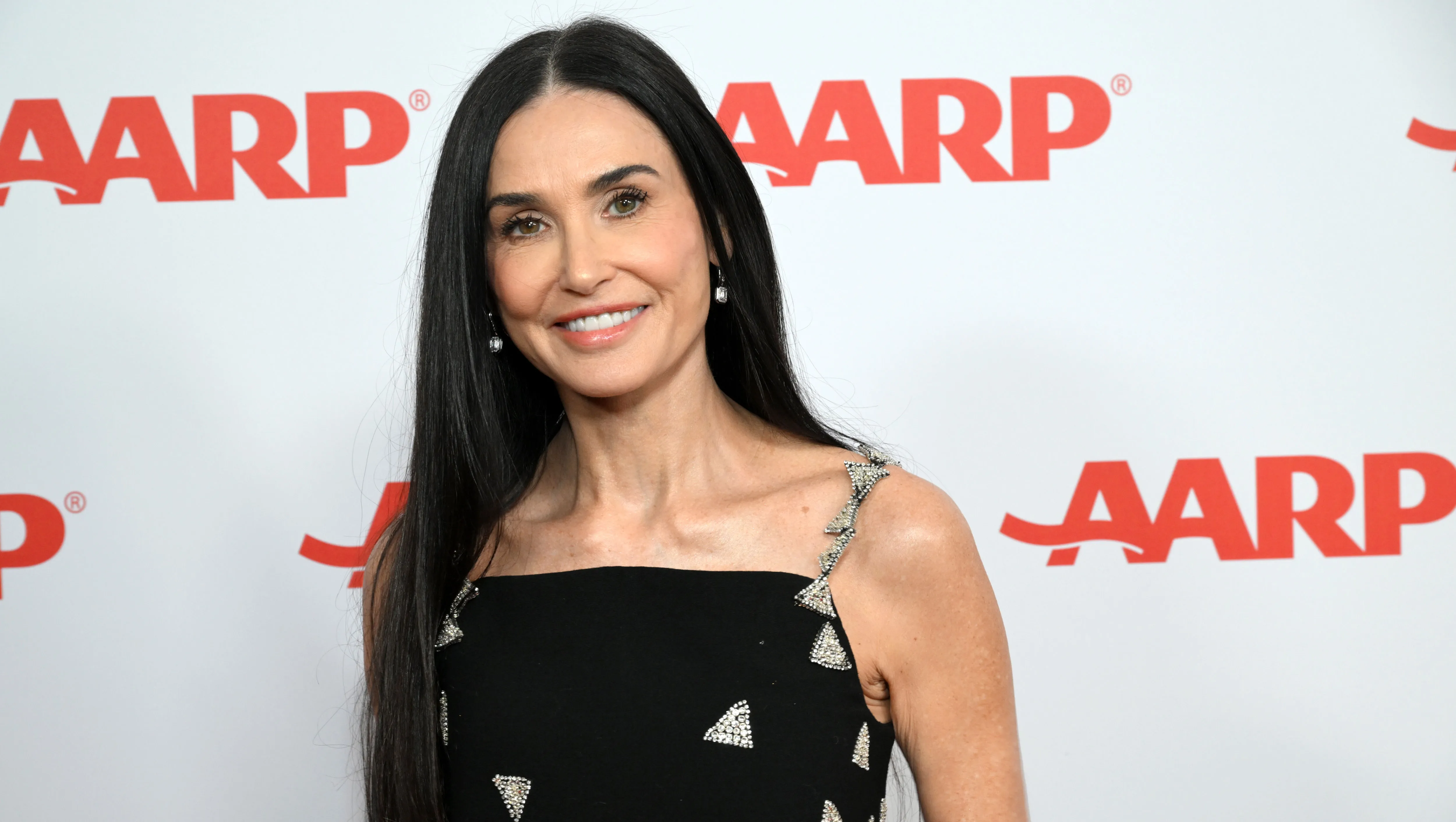 BEVERLY HILLS, CALIFORNIA - FEBRUARY 08: Demi Moore attends AARP's Annual Movies For Grownups Awards at the Beverly Wilshire, A Four Seasons Hotel on February 08, 2025 in Beverly Hills, California. (Photo by Michael Kovac/Getty Images for AARP)