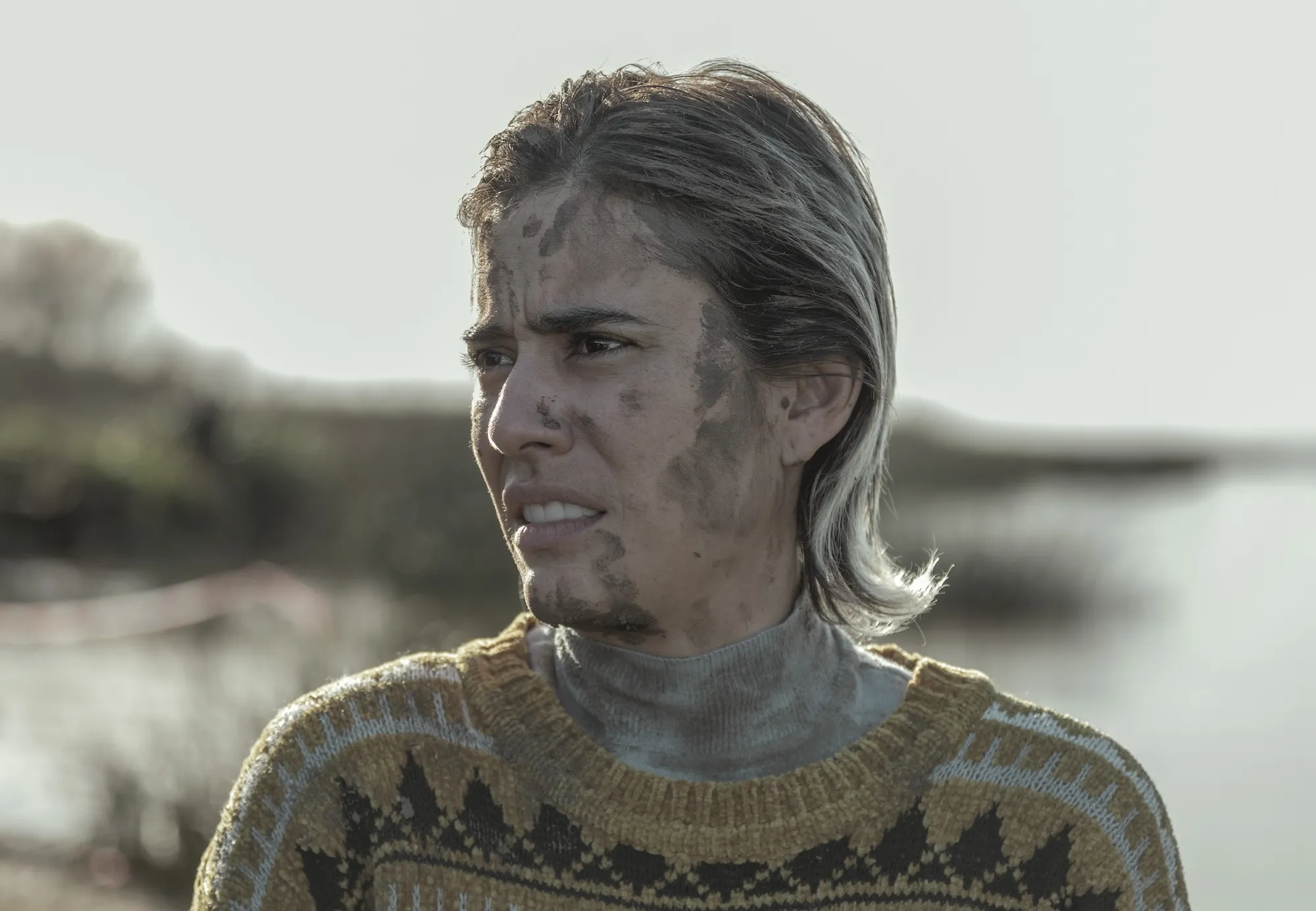 Carolina Ramírez como Yael en la serie argentina En el Barro