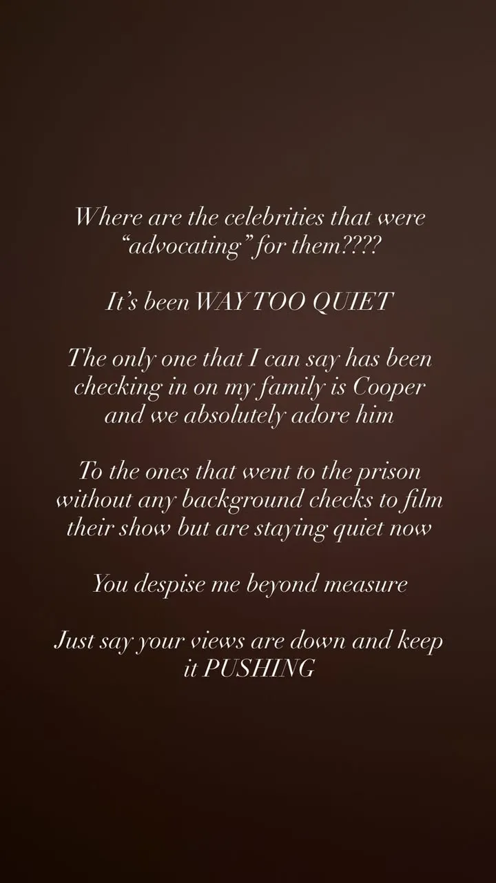 Erik Menendez's Daughter Says Cooper Koch Is 'Only' Star Supporting Family 