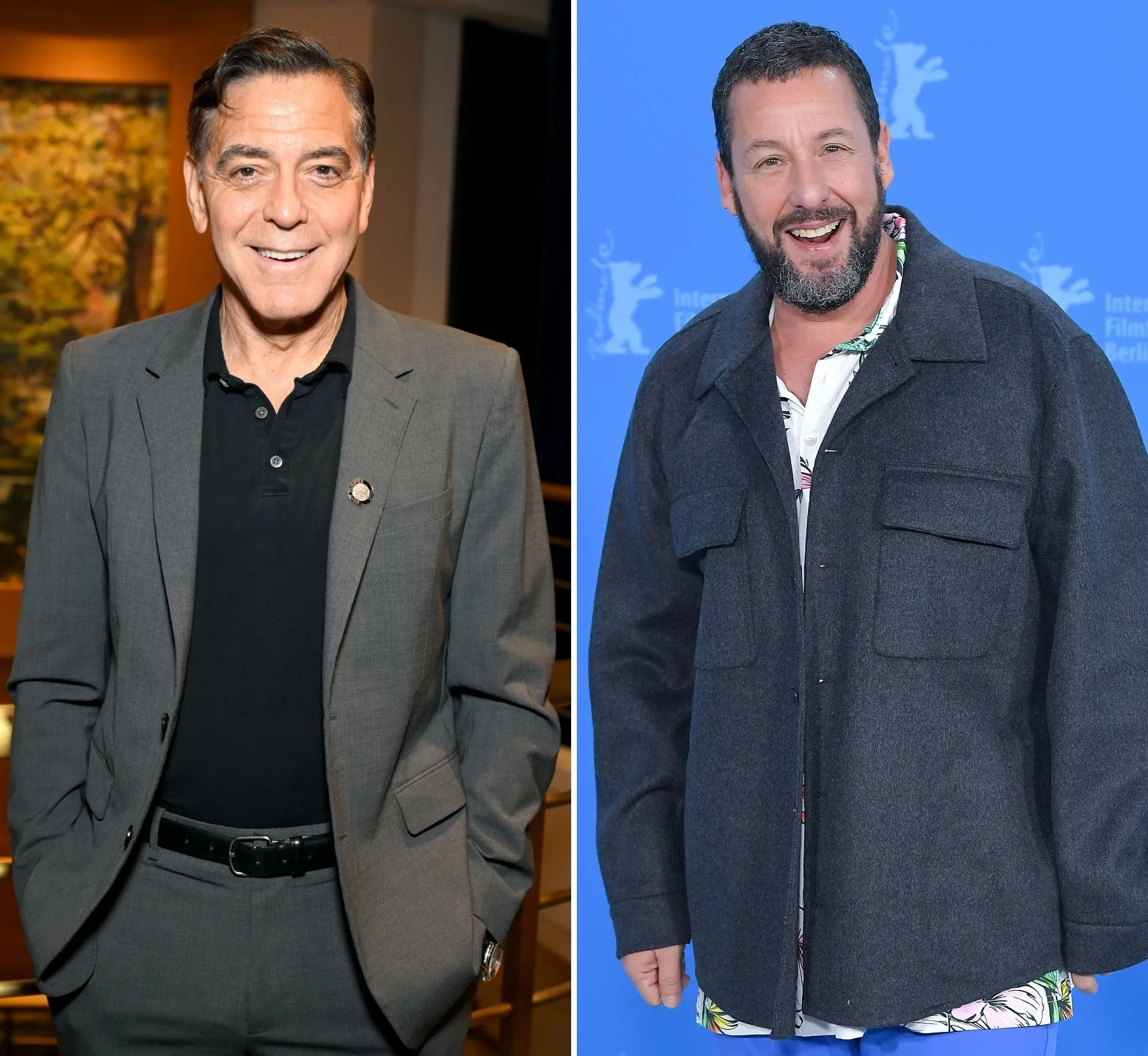 Everything to Know About George Clooney and Adam Sandler Jay Kelly 1