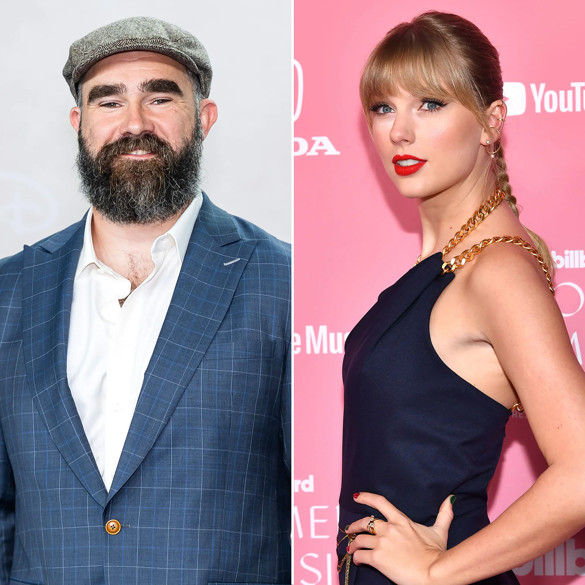 Feature Jason Kelce Is Knee Deep in Taylor Swift Easter Eggs