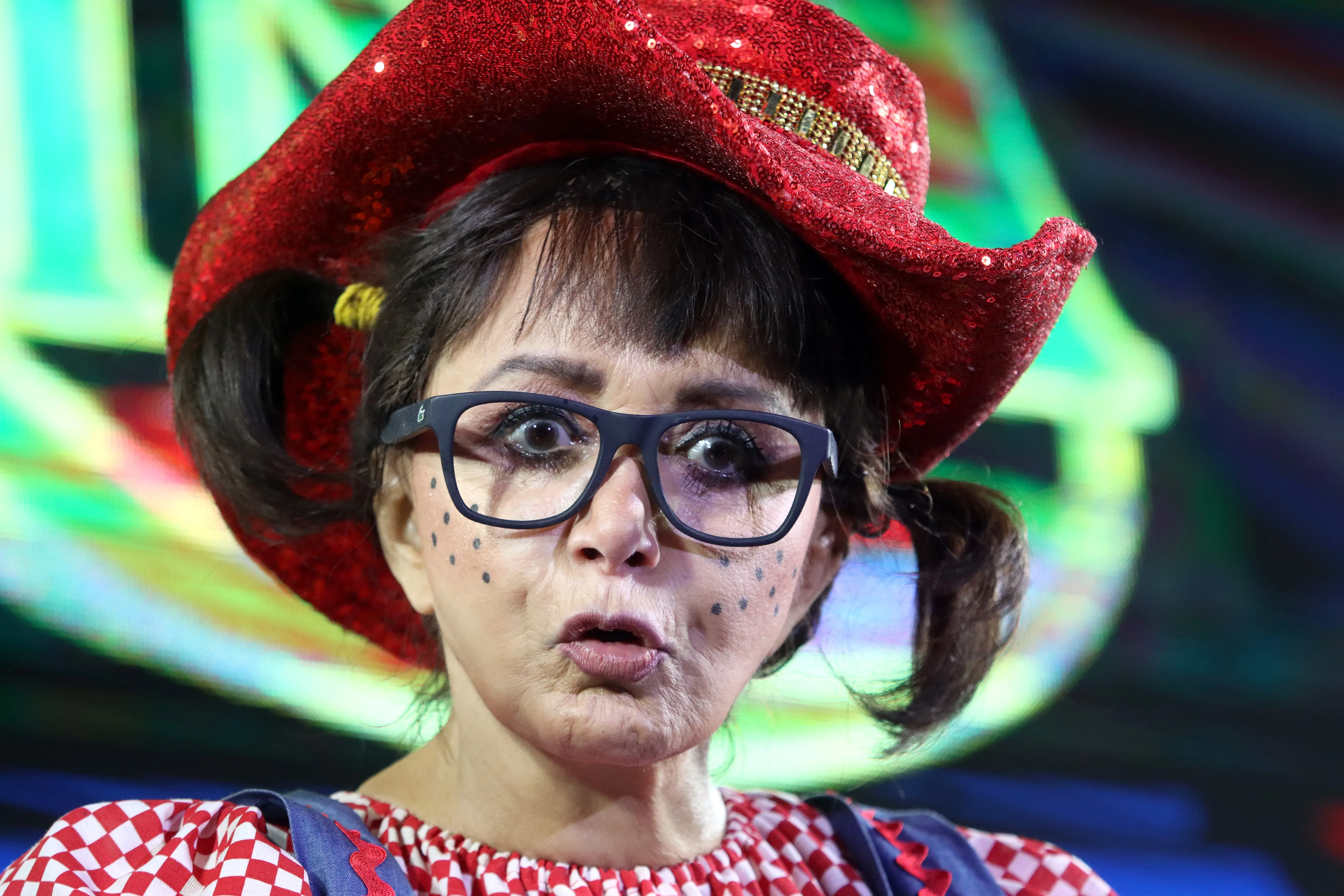 María Antonieta de las Nieves en su papel de la 'Chilindrina'.