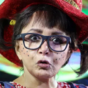 María Antonieta de las Nieves en su papel de la 'Chilindrina'.