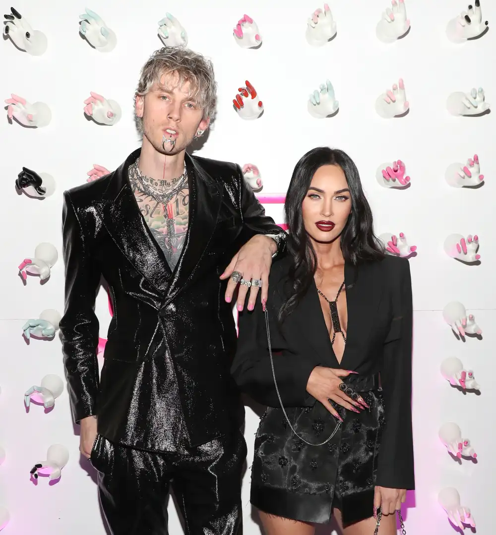 Machine Gun Kelly and Megan Fox attend his UN/DN LAQR launch event.