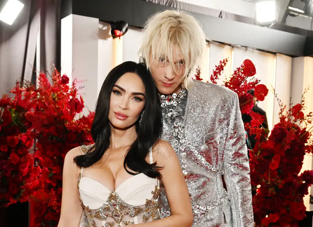 Megan Fox and Machine Gun Kelly attend the 2023 Grammy Awards.