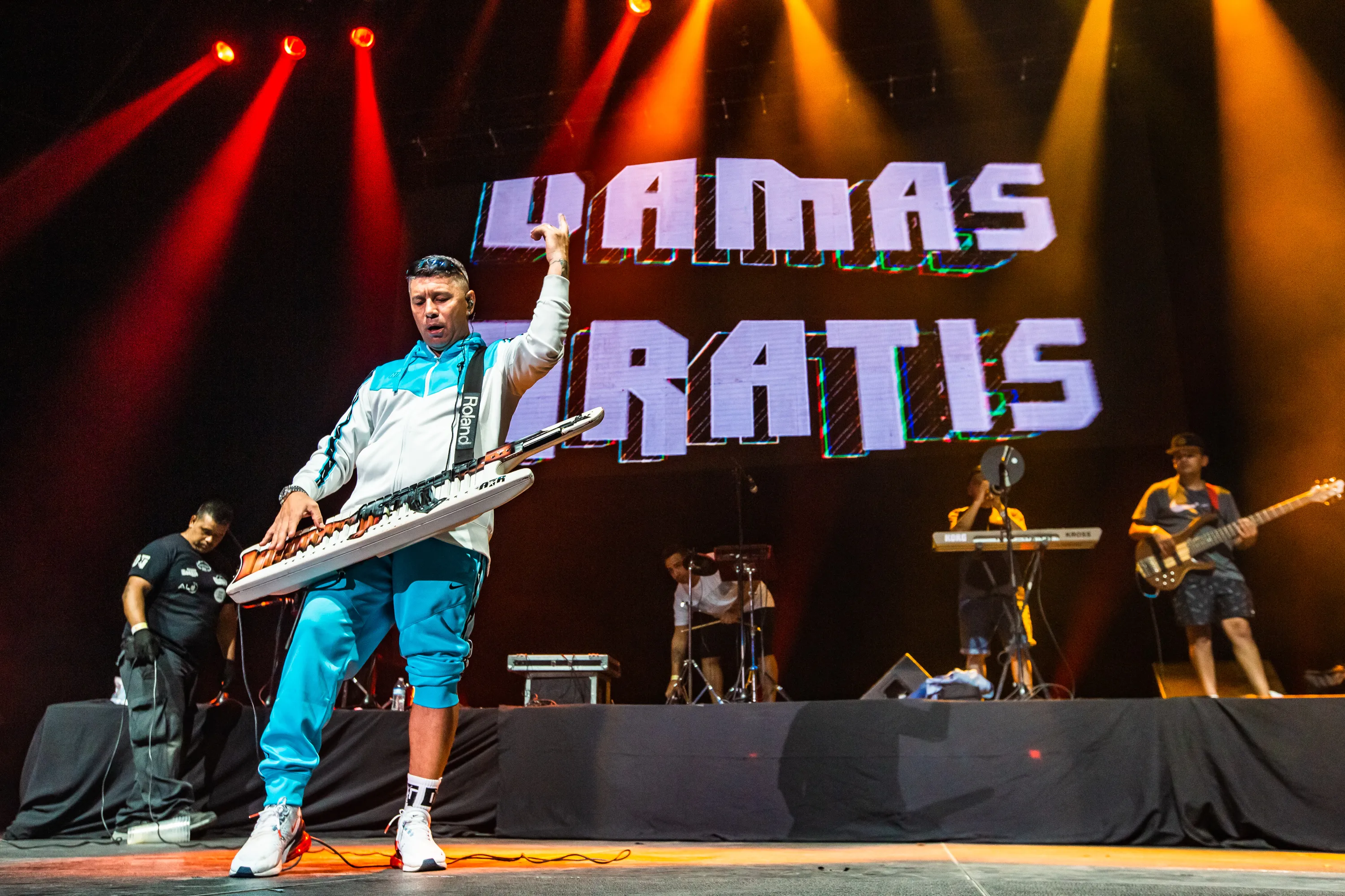 Pablo Lezcano del Grupo argentino Damas Gratis.