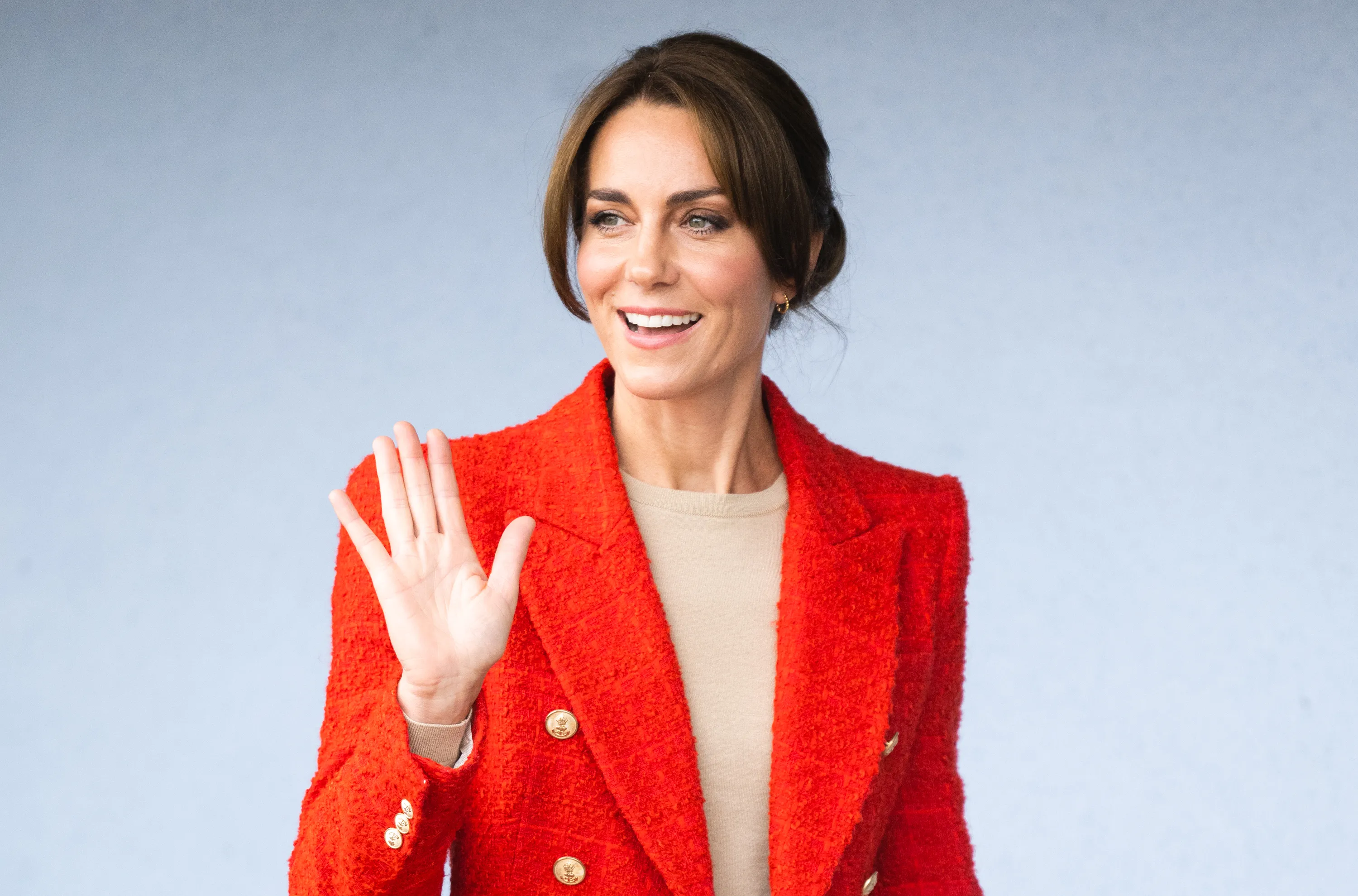 Catherine, Princess of Wales joins a Portage Session for her 'Shaping Us' campaign on early childhood on September 27, 2023 in Sittingbourne, England. Portage is a service which supports children with disabilities and special educational needs and their families.