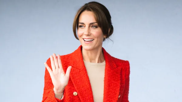 Catherine, Princess of Wales joins a Portage Session for her 'Shaping Us' campaign on early childhood on September 27, 2023 in Sittingbourne, England. Portage is a service which supports children with disabilities and special educational needs and their families.