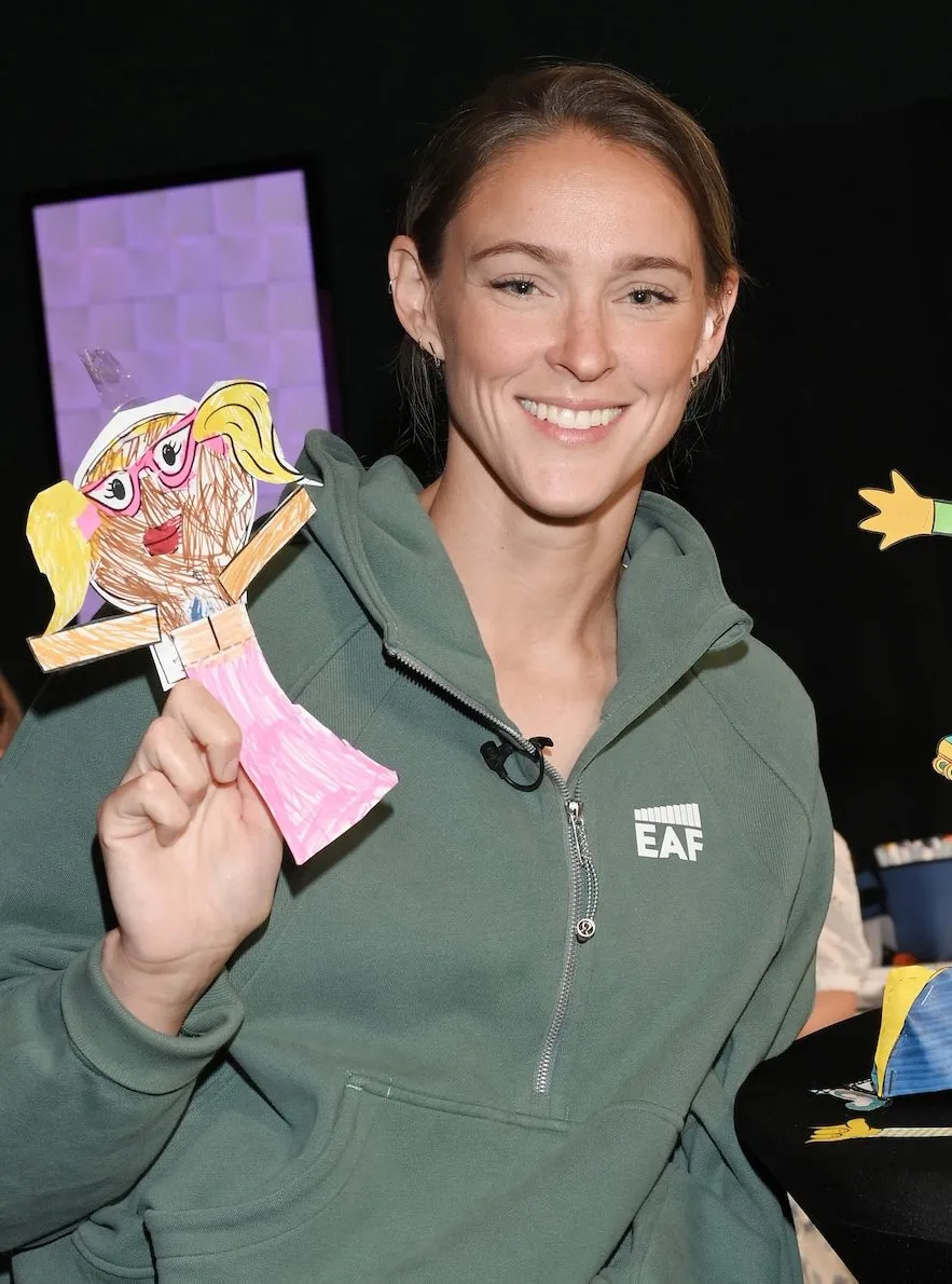 Kylie Kelce Wears Friendship Bracelets in Sweet Moment With Eagles Fan