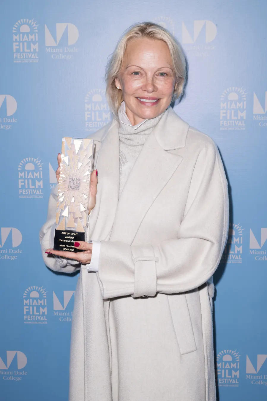 GettyImages-2182746670 Pamela Anderson's Makeup-Free Photos Since She Started Going Natural