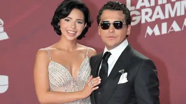 Christian Nodal y Ángela Aguilar.