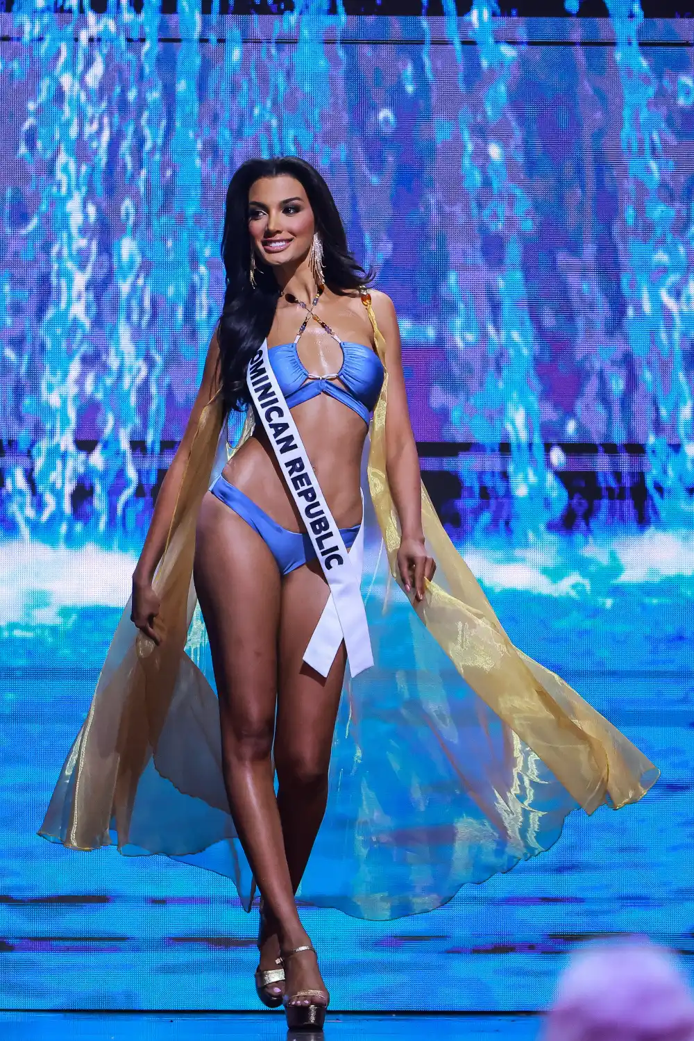Celinee Santos en el certamen Miss Universo en 2024.