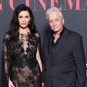 Catherine Zeta-Jones Calls Life in Her 4 Replica Luxury Handbags With Husband Michael Douglas 'Very Comfortable'