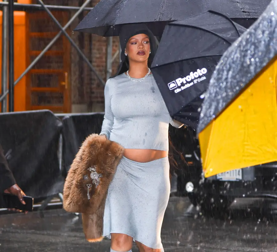 See Rihanna’s Undeniably Chic Style Ahead of Welcoming Baby No