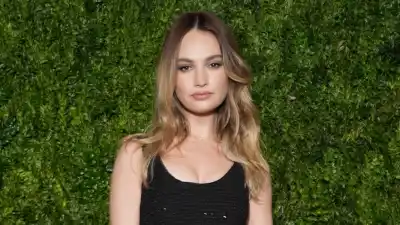 Lily James Strips Down to Her Birthday Suit and Shows Off Her Tan Lines