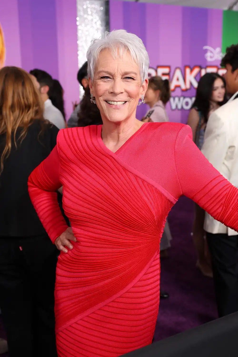 Stars React to Pamela Anderson and Liam Neeson - Jamie Lee Curtis