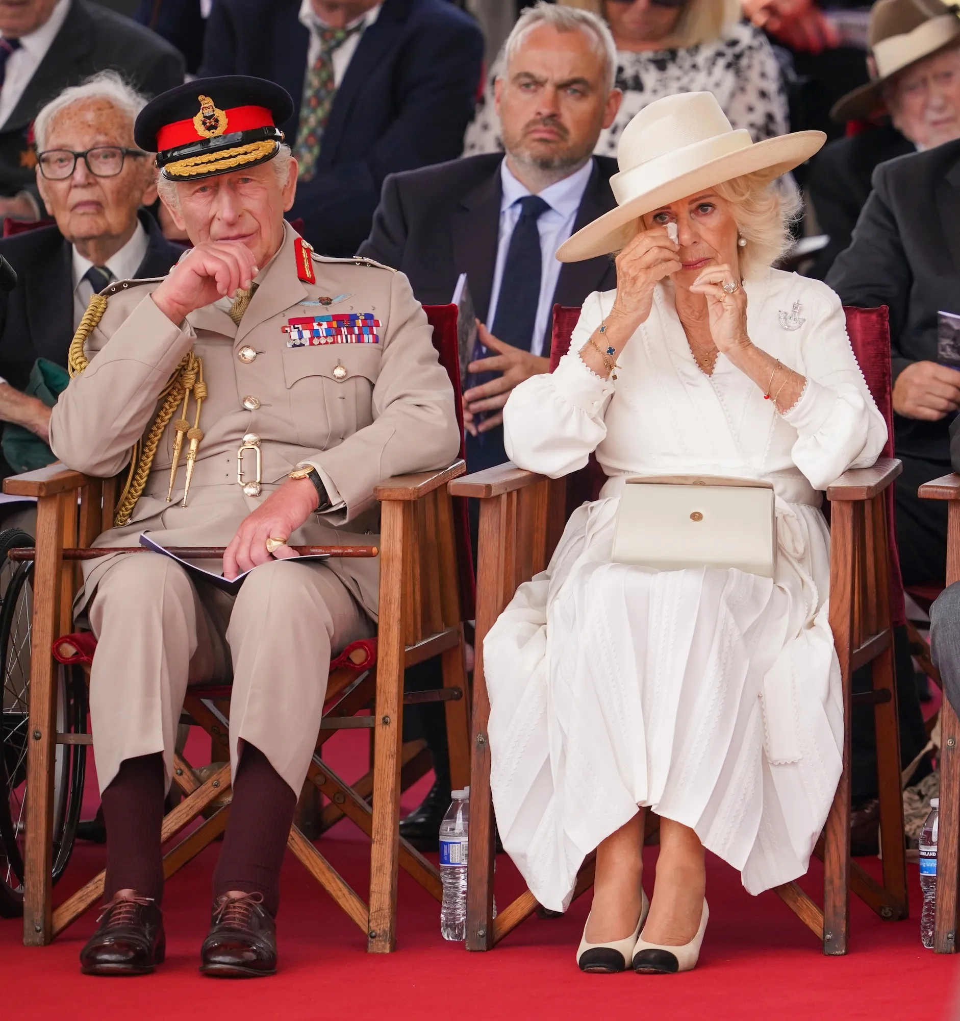 Queen Camilla Gets Emotional During Veterans King Charles Tribute