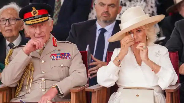 Queen Camilla Gets Emotional During Veterans King Charles Tribute
