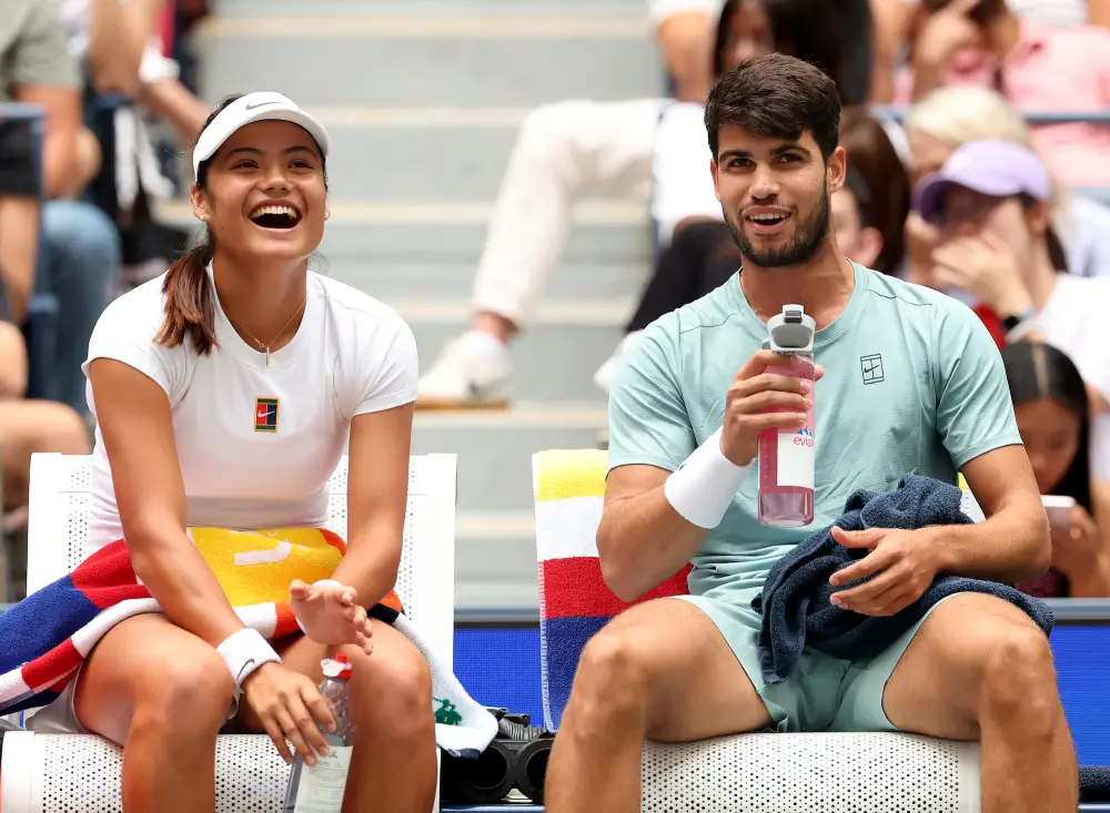 GettyImages-2231006197 Carlos Alcaraz Emma Raducanu 2025