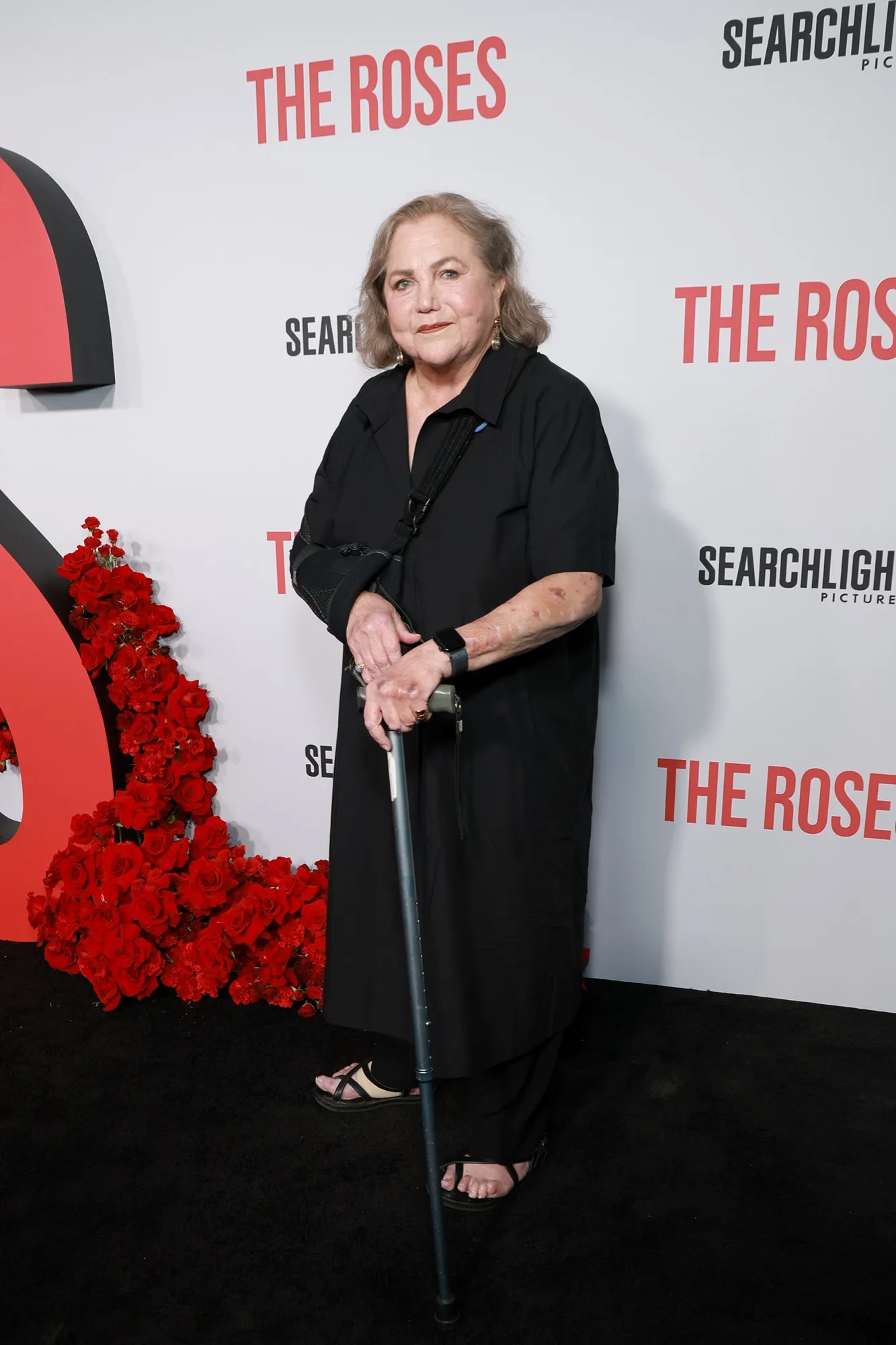 GettyImages2232086840 Kathleen Turner Steps Out for Rare Appearance at The Roses Premiere