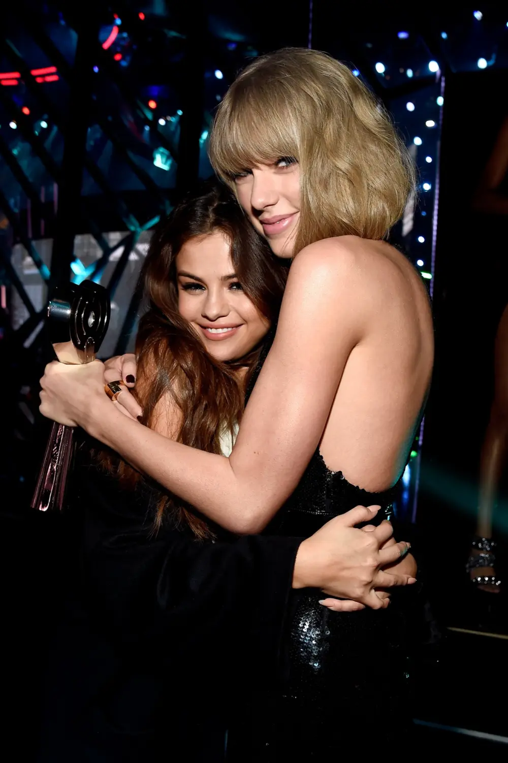 GettyImages518997266 Selena Gomez Celebrates Taylor Swift Engagement