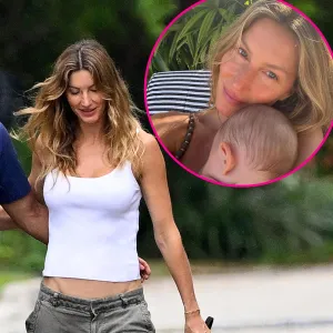 Gisele Bundchen Flaunts Post Baby Body While Sharing Rare Photos of 7 Month Old Son 003
