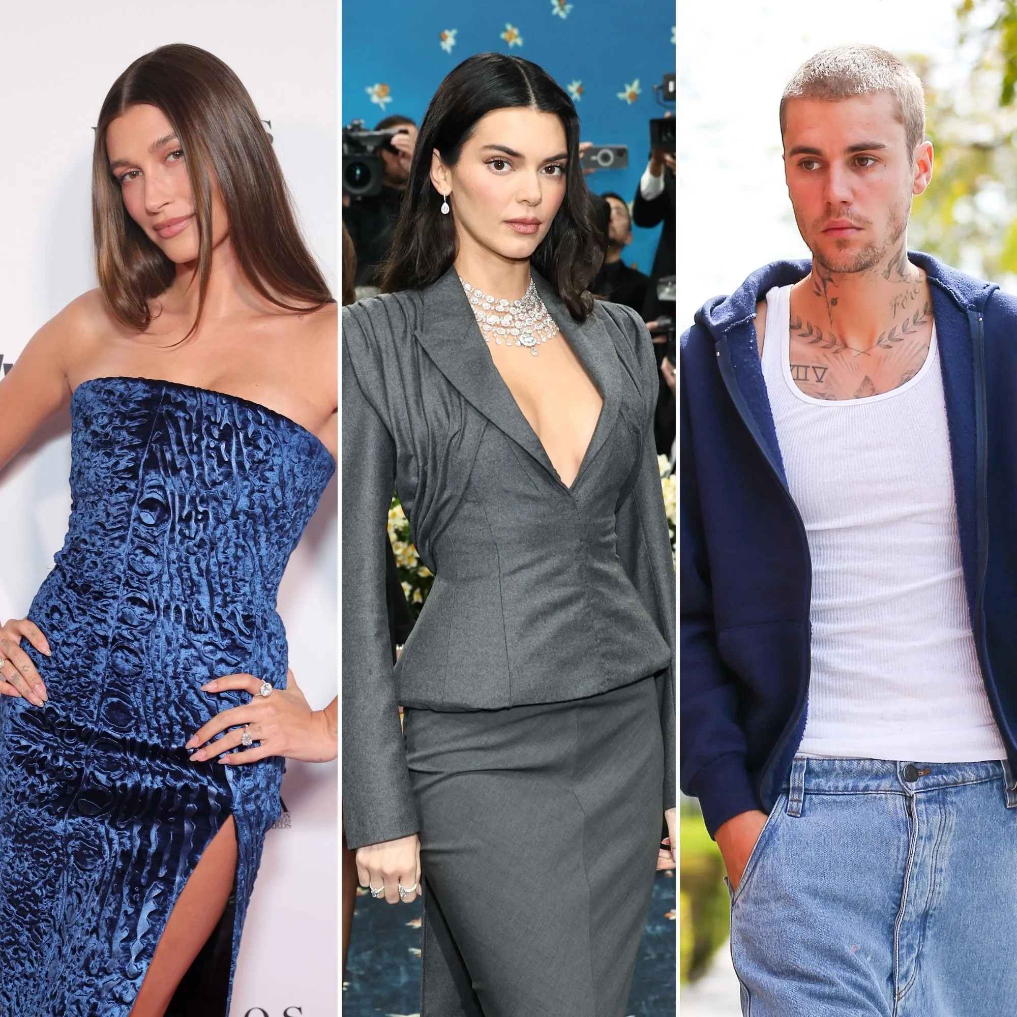 Hailey Bieber Has Hilarious Reaction to Kendall Jenner and Justins Photo