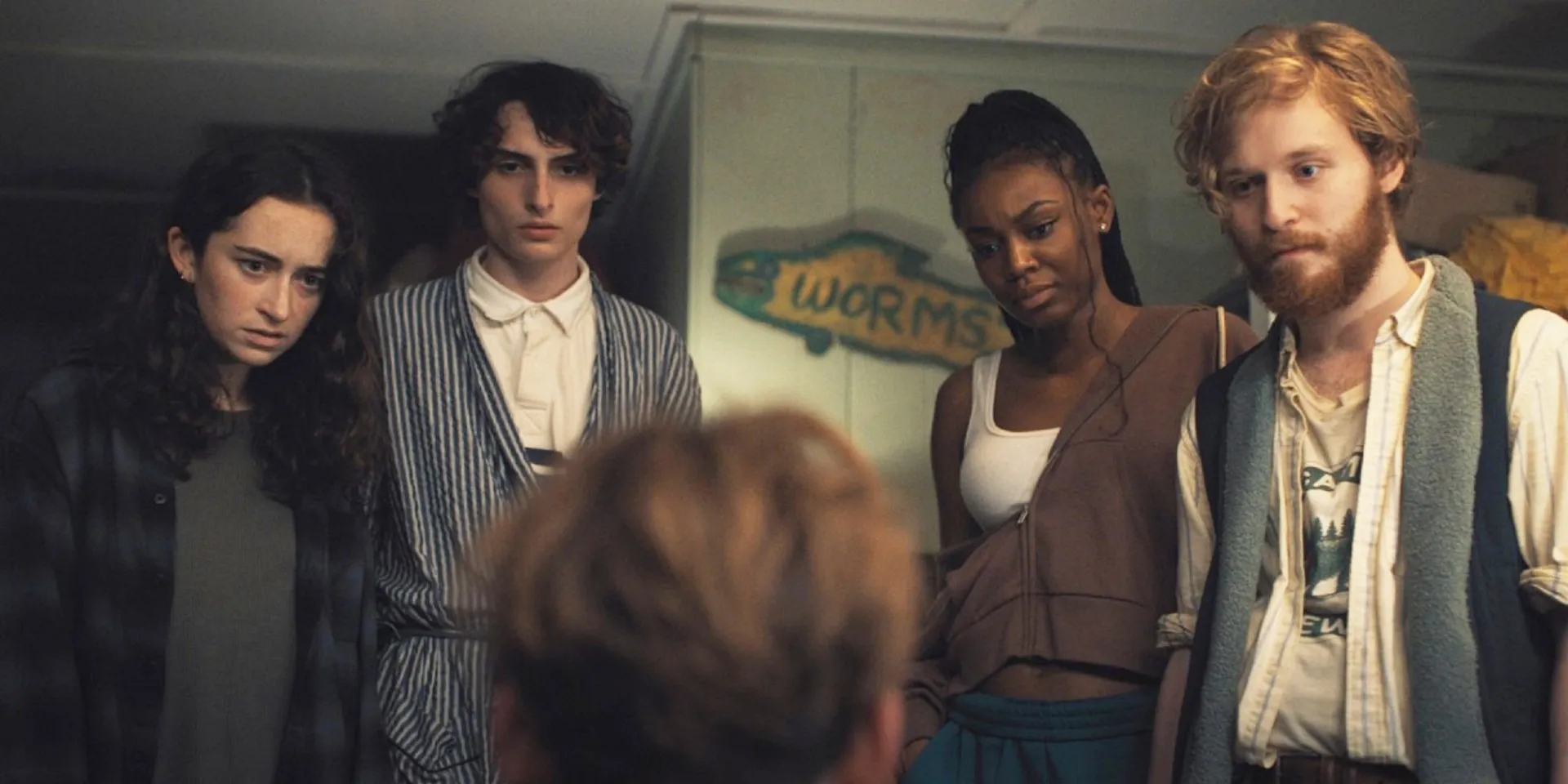 Finn Wolfhard and the cast of Hell of a Summer