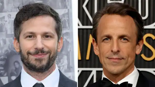 How Andy Samberg Reacted to Seth Meyers Dogs Death Feature
