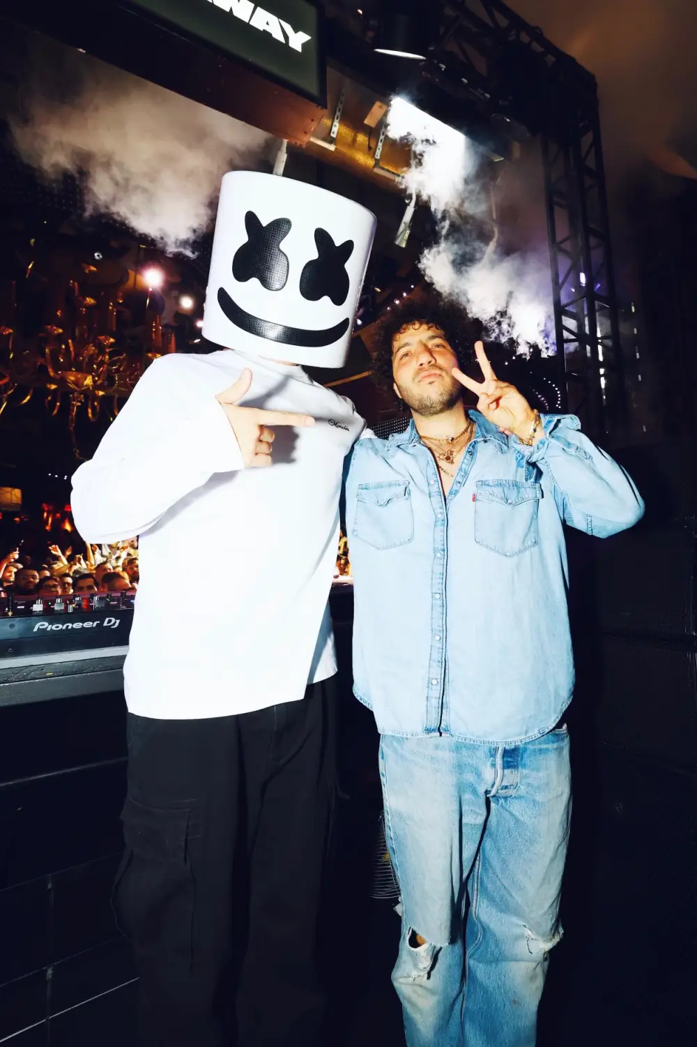 Marshmello and Benny Blanco at XS at Wynn Las Vegas
