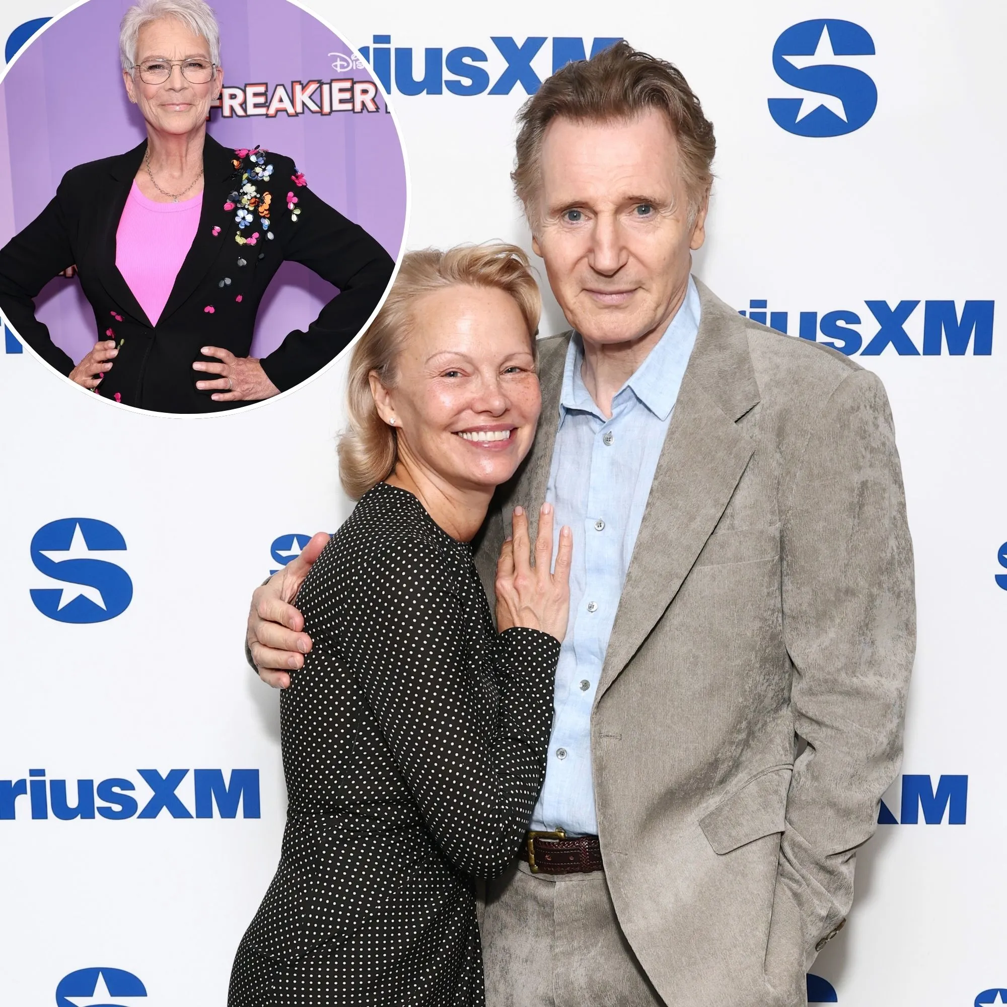 Jamie Lee Curtis Shows Support for 'Beautiful' Pamela Anderson and Liam Neeson